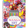 Kaleidoscope Colouring Kit: Manga Art