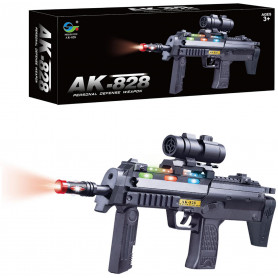Battery Operated AK-828 Voice And Light Machine Gun