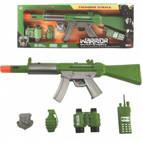 Battery Operated Warrior Military Force Gun With Accessories
