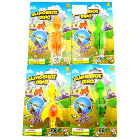 Sling Shot Dino Assorted 10cm -Assorted