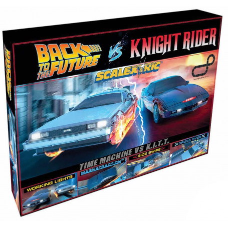 Scalextric Back To The Future Vs Knight Rider K.I.T.T.