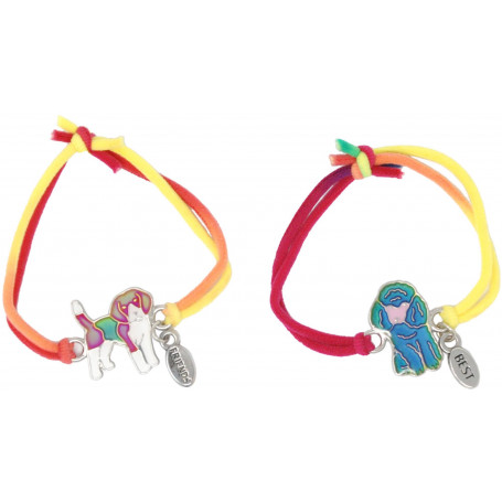 Pink Poppy Best Friends Lovely Pets Mood Bracelets