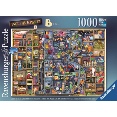Ravensburger Puzzle - Awesome Alphabet B Puzzle 1000Pc