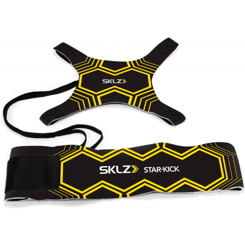 Starkick Star-Kick Solo Soccer Trainer Black/Yellow - Afterpay