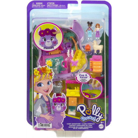 POLLY POCKET CAMP ADVENTURE Llama Compact