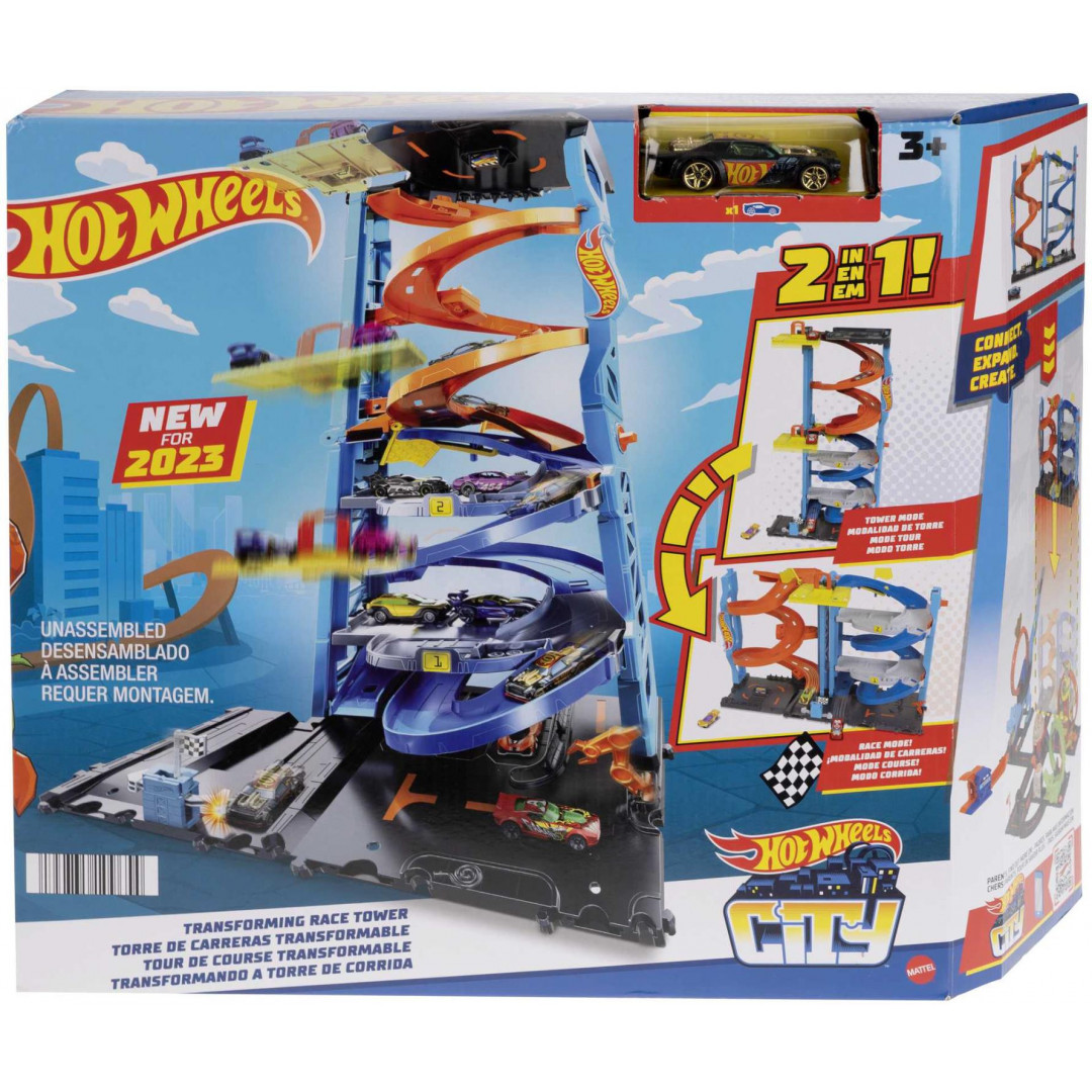 Hot Wheels City Transforming Race Tower Playset Afterpay