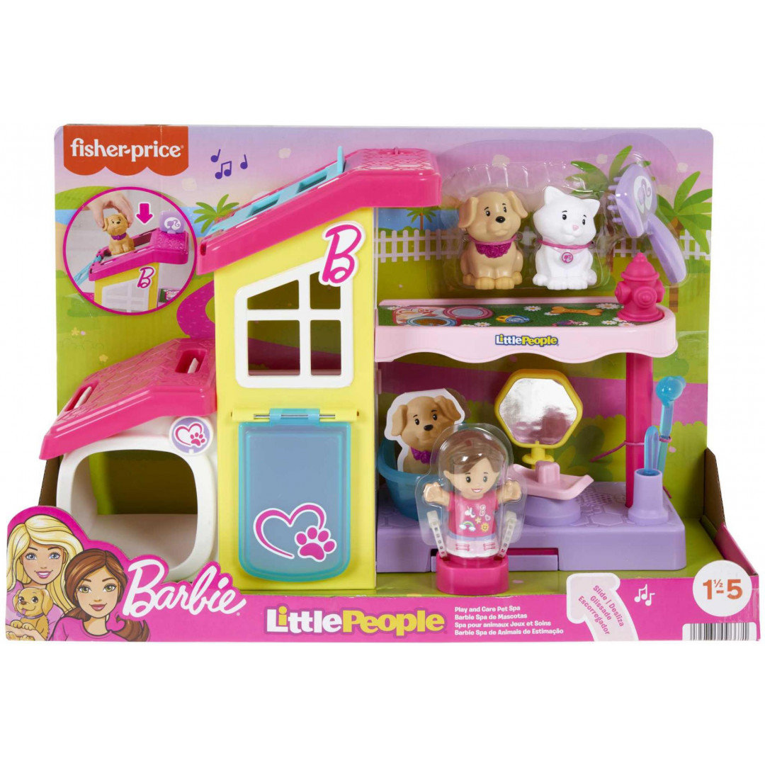Barbie Play And Care Pet Spa By Little People Afterpay