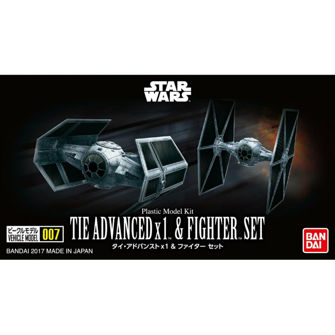 Star Wars Vehicle Model 007 Tie Advanced X 1 & Fighter Kit