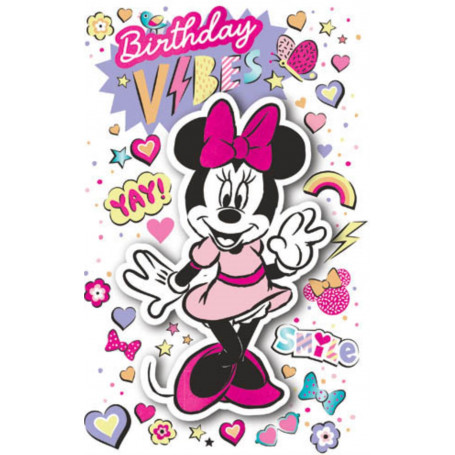 Mickey & Minnie & Friends Card
