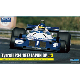 Fujimi 1/20 Tyrrell P34 1977 Japan Gp Long Chassis  3 Ronnie Peterson (Gp-34) Plastic Model Kit