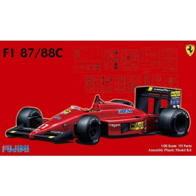Fujimi 1/20 Ferrari F1-87/88C (Gp-6) Plastic Model Kit