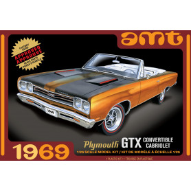 AMT 1/25 1969 Plymouth Gtx Convertible Plastic Model Kit