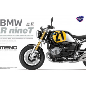 Meng 1/9 BMW R Ninet Option 719 Black Storm Metallic/Vintage Plastic Model Kit