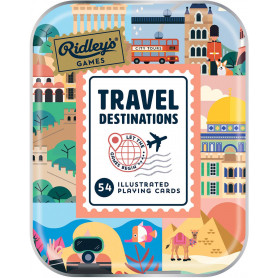 Travel Destinations Playing Cards