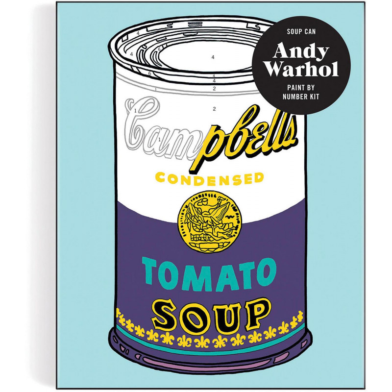 Andy Warhol Soup Paint By Number Kit - Afterpay Available!