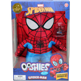 Ooshies Plush 14" Spider-Man + Ooshie