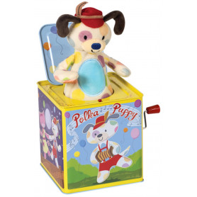 Schylling – Polka Puppy Jack In Box