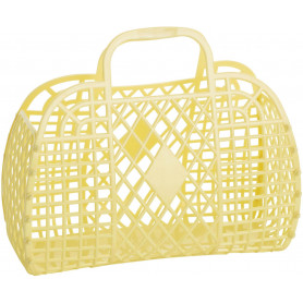 Retro Basket Yellow - Small