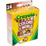 Crayola 24Ct Colors Of The World Washable Markers