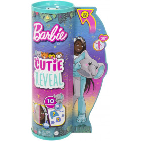 Barbie Cutie Reveal Jungle Series Doll - Elephant