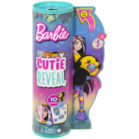 Barbie Cutie Reveal Jungle Series Doll - Toucan