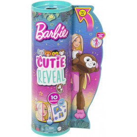 Barbie Cutie Reveal Jungle Series Doll - Monkey