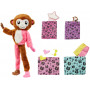 Barbie Cutie Reveal Jungle Series Doll - Monkey