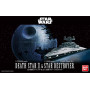1/2,700,00 Star Wars Death Star II & 1/14,500 Star Destroyer