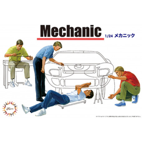 Fujimi Mechanic (Accessory) (GT-3) Plastic Model Kit [11662]