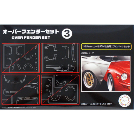 Fujimi 1/24 Overfender Set 3 (Gt-33) Plastic Model Kit