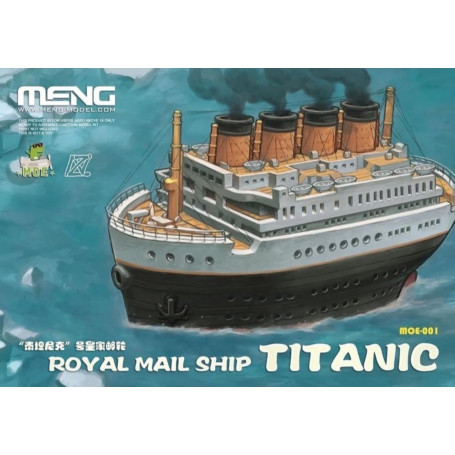 Meng Royal Mail Ship Titanic (Cartoon Model) Plastic Model Kit