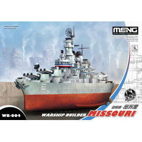 Meng Warship Builder – Missouri (Cartoon Model) Plastic Model Kit
