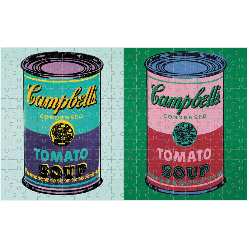 Galison kit puzzle di carte fai da te Andy Warhol Soup Can Greeting Card