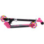 Core Kids Foldy Scooter - Pink With LED Wheels