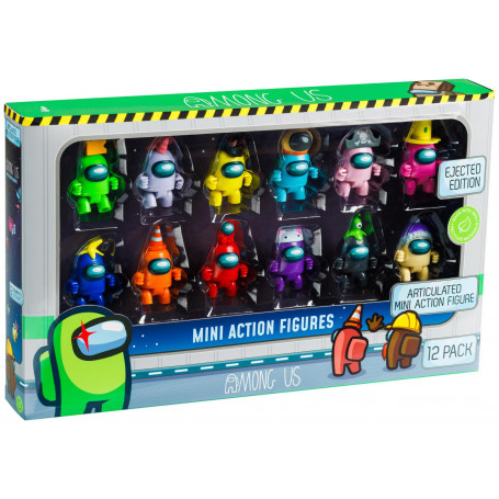 Among Us- Crewmate 12Pc Mini Action Deluxe Pack