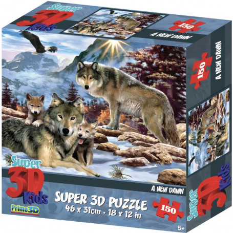 Prime Super 3D Puzzles 150 Pc Assorted