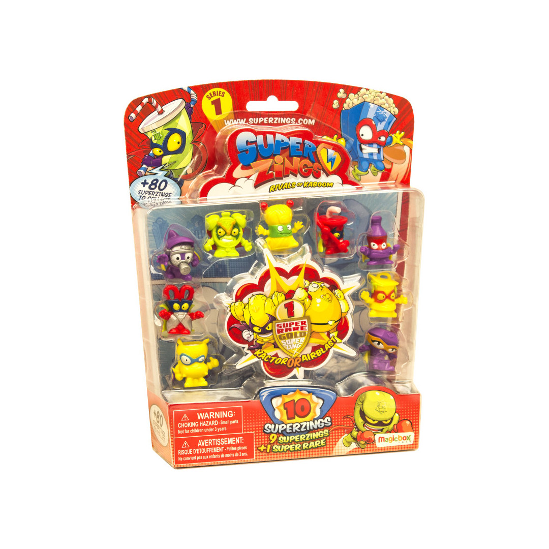 Super Zings Series 1 Original 10 Pack Assorted | Mr Toys Toyworld