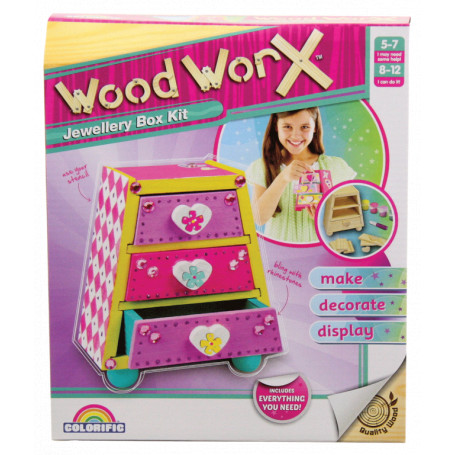 Wood WorX Girls Jewellery Box