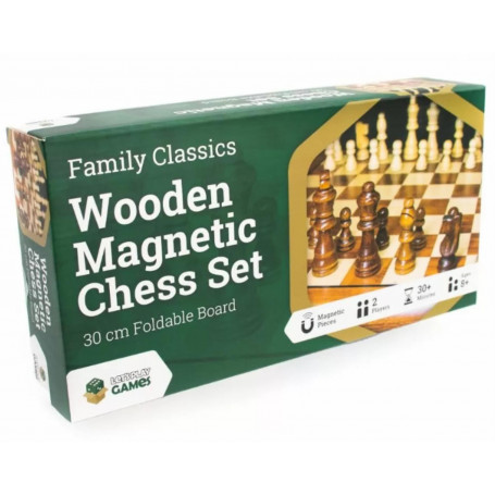 LPG Wooden Magnetic Chess Set 30 Cm