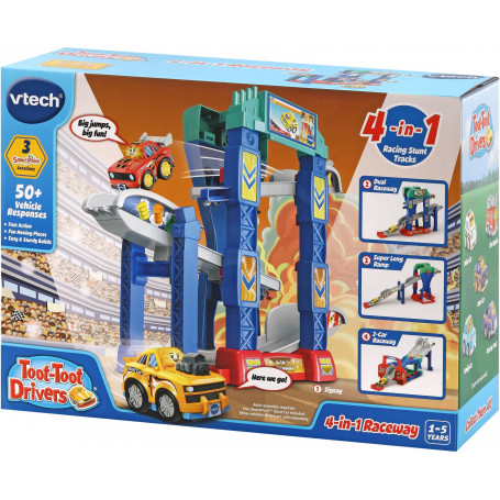 Toot-Toot Drivers 4-In-1 Raceway