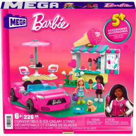 Mega Wonder Barbie Convertible And Ice Cream Stand