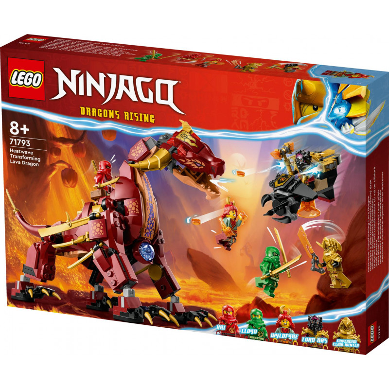 LEGO Ninjago Heatwave Transforming Lava Dragon 71793