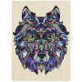 Wooden Jigsaw Wolf - 132 pce