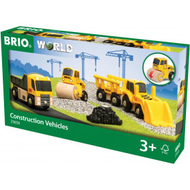 Brio Vehicle - Construction Vehicles 5 Pieces