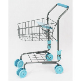Blue Shopping Trolley