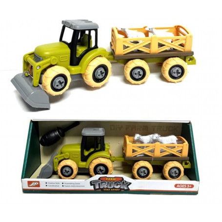 Farm Tractor And Trailer With Pull Apart Function