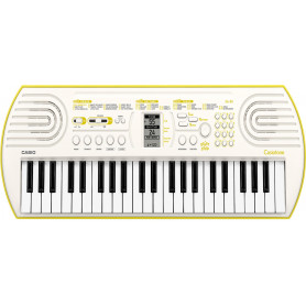 44 Mini Key Keyboard (White & Lemon Yellow)