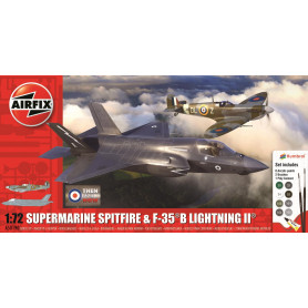 Airfix 'then And Now' Spitfire Mk-VC & F-35B Lightning II