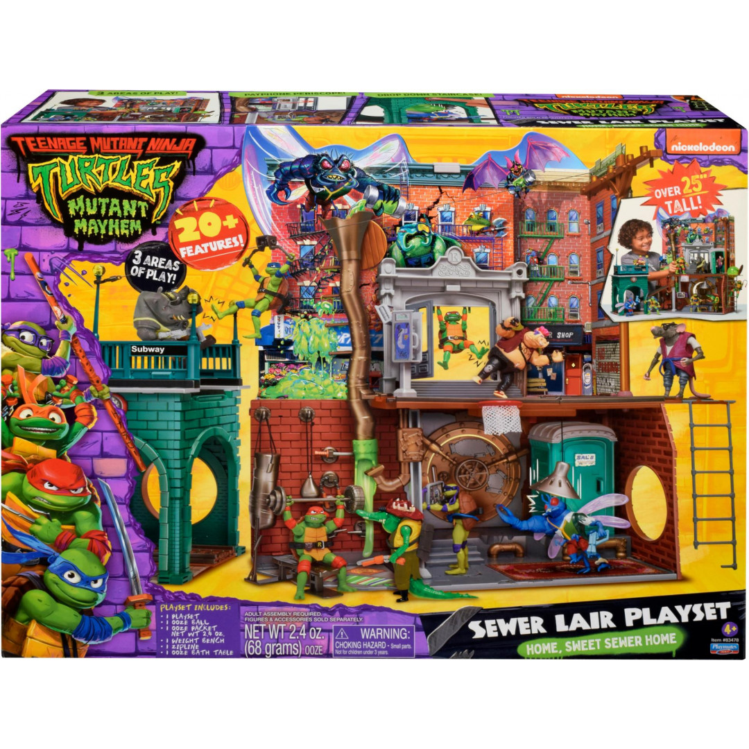Teenage Mutant Ninja Turtles Movie Sewer Lair Playset