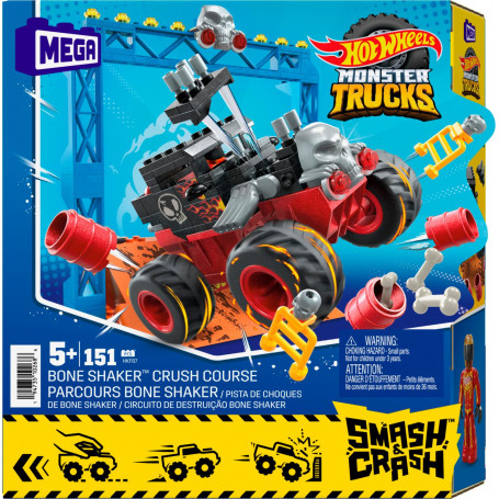 Mega Hot Wheels Smash N Crash Bone Shaker Crush Course